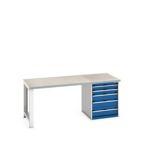 Bott 41004112.11V Sheet Steel Workbench, 840mm x 900mm x 2000mm product image