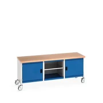 Bott 41002118.11V Portable Sheet Steel Workbench, 840mm x 750mm x 2000mm product image