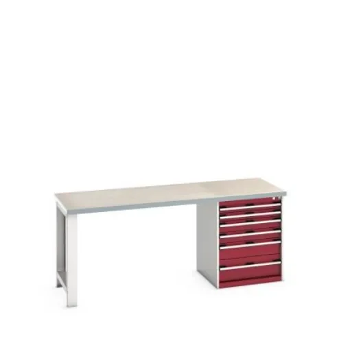 Bott 41003237.24V Sheet Steel Workbench, 840mm x 750mm x 2000mm product image