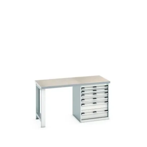 Bott 41003141.16V Sheet Steel Workbench, 840mm x 750mm x 1500mm product image
