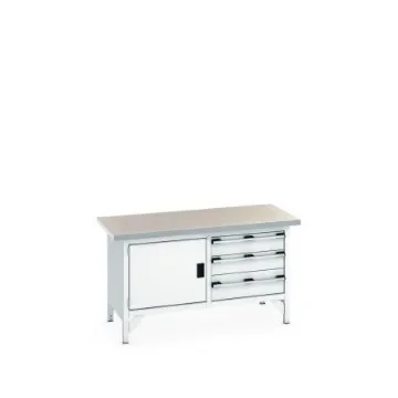 Bott 41002027.16V Sheet Steel Workbench, 840mm x 750mm x 1500mm product image