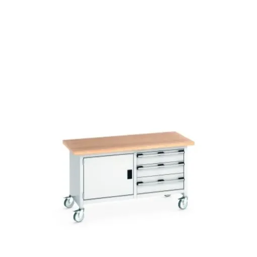 Bott 41002100.16V Portable Sheet Steel Workbench, 840mm x 750mm x 1500mm product image