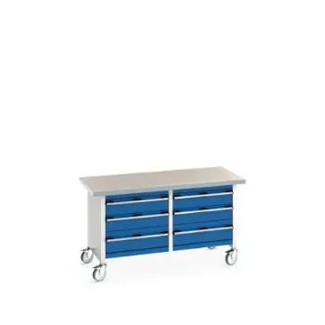 Bott 41002108.11V Portable Sheet Steel Workbench, 840mm x 750mm x 1500mm product image