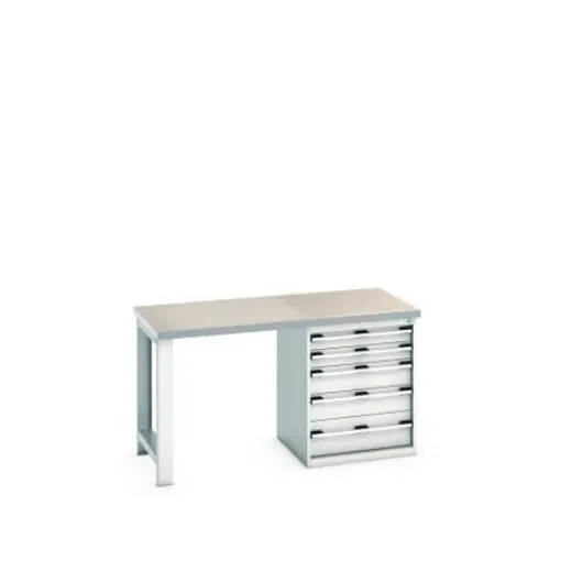 Bott 41003135.16V Sheet Steel Workbench, 840mm x 750mm x 1500mm product image