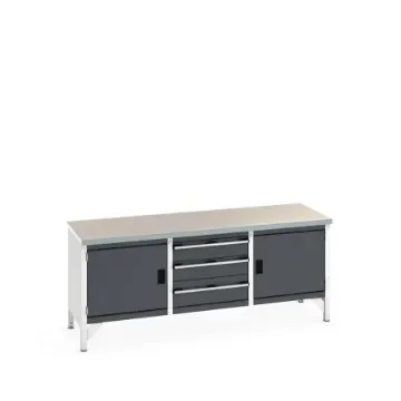 Bott 41002057.19V Sheet Steel Workbench, 840mm x 750mm x 2000mm product image