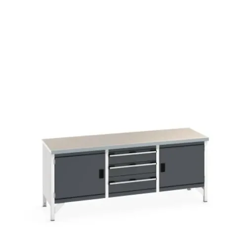 Bott 41002057.19V Sheet Steel Workbench, 840mm x 750mm x 2000mm product image