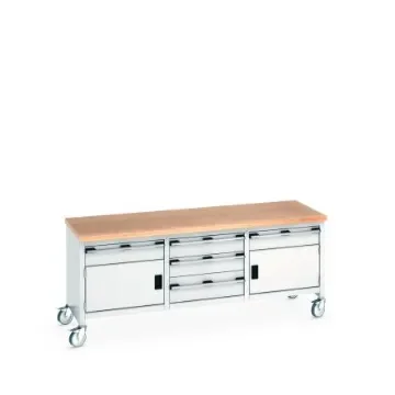 Bott 41002133.16V Portable Sheet Steel Workbench, 840mm x 750mm x 2000mm product image