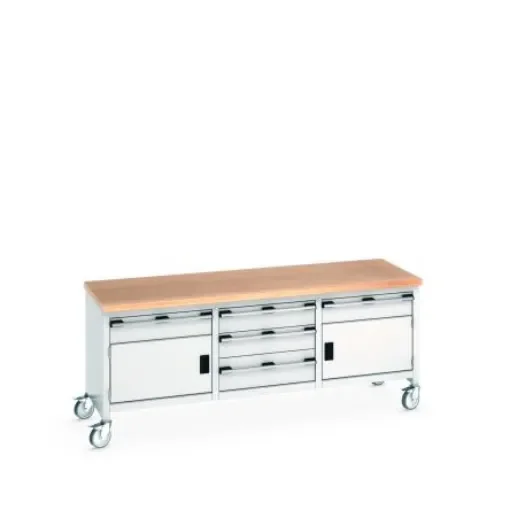 Bott 41002133.16V Portable Sheet Steel Workbench, 840mm x 750mm x 2000mm product image