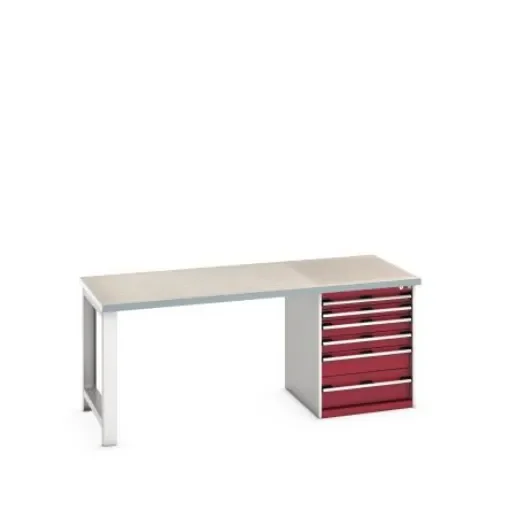 Bott 41004116.24V Sheet Steel Workbench, 840mm x 900mm x 2000mm product image