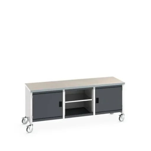 Bott 41002120.19V Portable Sheet Steel Workbench, 840mm x 750mm x 2000mm product image