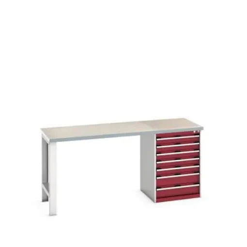 Bott 41004122.24V Sheet Steel Workbench, 940mm x 750mm x 2000mm product image