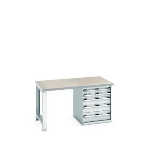 Bott 41004110.16V Sheet Steel Workbench, 840mm x 900mm x 1500mm product image