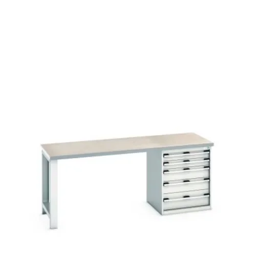 Bott 41003231.16V Sheet Steel Workbench, 840mm x 750mm x 2000mm product image