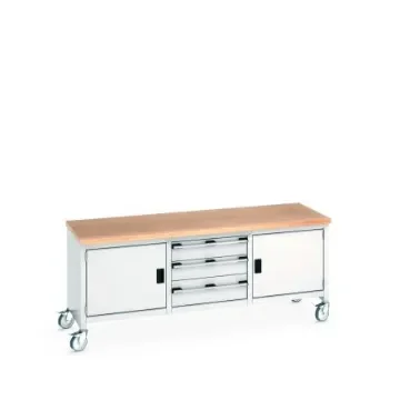 Bott 41002124.16V Portable Sheet Steel Workbench, 840mm x 750mm x 2000mm product image
