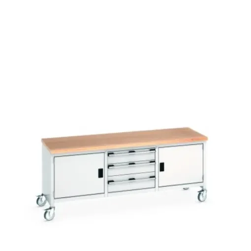 Bott 41002124.16V Portable Sheet Steel Workbench, 840mm x 750mm x 2000mm product image