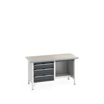 Bott 41002042.19V Sheet Steel Workbench, 840mm x 750mm x 1500mm product image