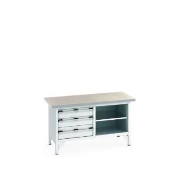 Bott 41002167.16V Sheet Steel Workbench, 840mm x 750mm x 1500mm product image