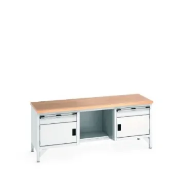 Bott 41002067.16V Sheet Steel Workbench, 840mm x 750mm x 2000mm product image