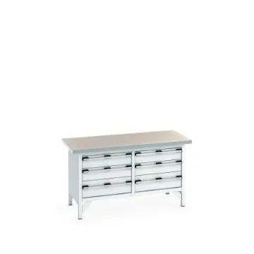 Bott 41002033.16V Sheet Steel Workbench, 840mm x 750mm x 1500mm product image