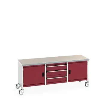 Bott 41002126.24V Portable Sheet Steel Workbench, 840mm x 750mm x 2000mm product image