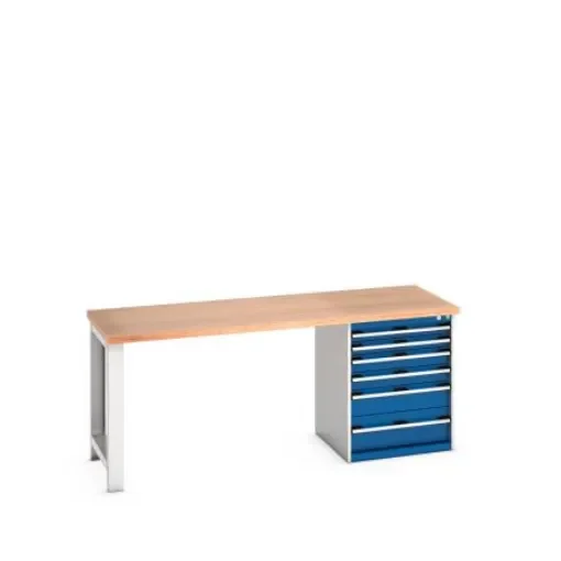 Bott 41003235.11V Sheet Steel Workbench, 840mm x 750mm x 2000mm product image