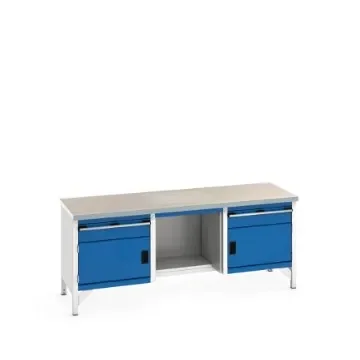 Bott 41002069.11V Sheet Steel Workbench, 840mm x 750mm x 2000mm product image