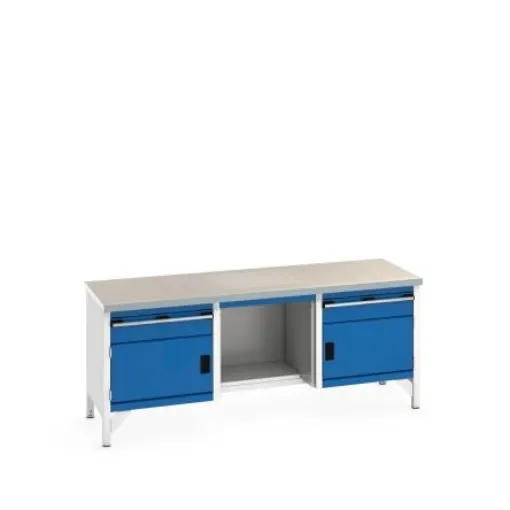 Bott 41002069.11V Sheet Steel Workbench, 840mm x 750mm x 2000mm product image