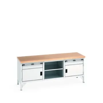 Bott 41002052.16V Sheet Steel Workbench, 840mm x 750mm x 2000mm product image