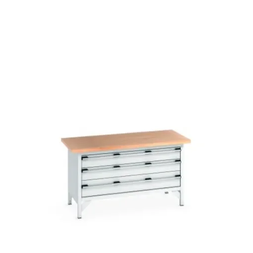 Bott 41002169.16V Sheet Steel Workbench, 840mm x 750mm x 1500mm product image
