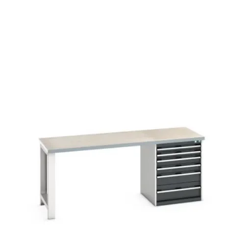Bott 41003237.19V Sheet Steel Workbench, 840mm x 750mm x 2000mm product image
