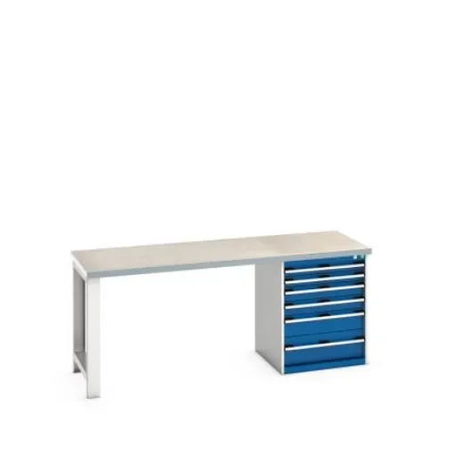 Bott 41003237.11V Sheet Steel Workbench, 840mm x 750mm x 2000mm product image