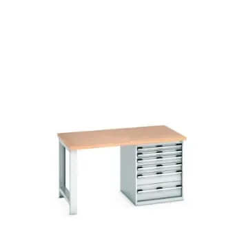 Bott 41004113.16V Sheet Steel Workbench, 840mm x 900mm x 1500mm product image