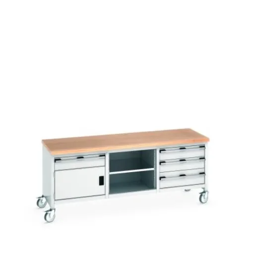 Bott 41002127.16V Portable Sheet Steel Workbench, 840mm x 750mm x 2000mm product image