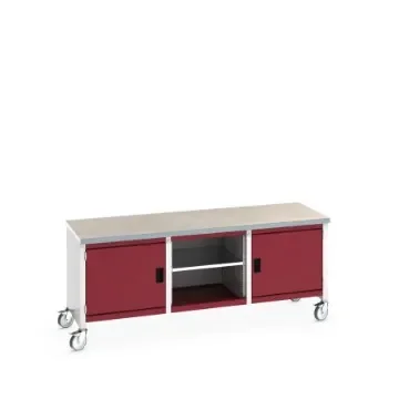 Bott 41002120.24V Portable Sheet Steel Workbench, 840mm x 750mm x 2000mm product image