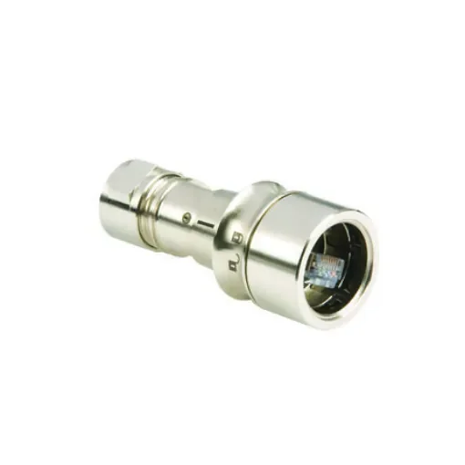 Bulgin 6000 Series Male Ethernet Connector, Panel Mount, Cat6a Straight - PXM6094/B product image