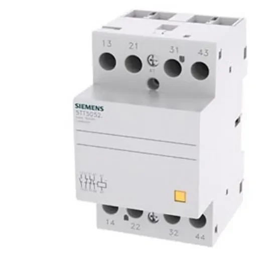 Siemens SENTRON 5TT5 Contactor, 24 V ac Coil, 4-Pole, 63 A, 4 kW, 2 NC, 2 NO, 230 V ac - 5TT5852-2 product image
