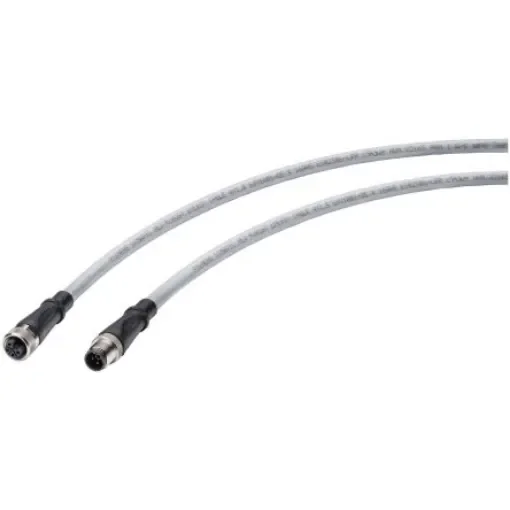Siemens Male M12 to Female M12 Sensor Actuator Cable, 1.5m - 6XV1801-6EH15 product image