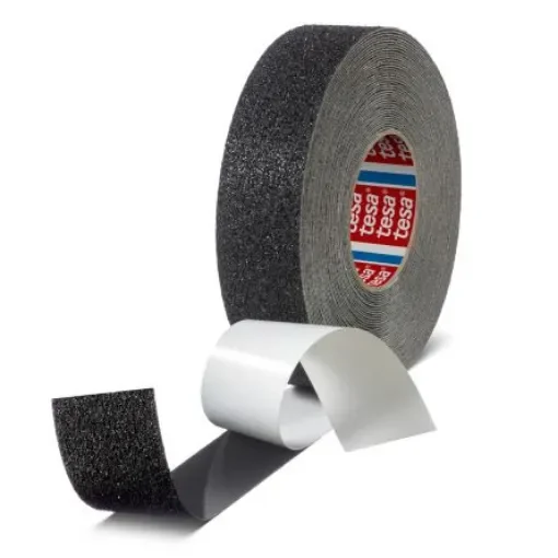 Tesa 60954 Black PVC Film 18m Adhesive Anti-slip Tape, 0.001mm Thickness - 60954-00000-00 product image