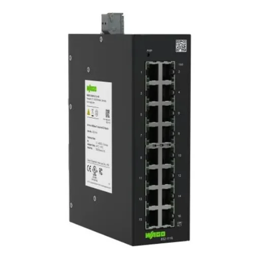 WAGO 852-1116, Unmanaged 16 Port Switch product image