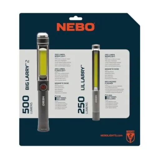 NEBO LED Pocket LED Torch Black 500 lumens, 197 mm - NE6737CP2 product image