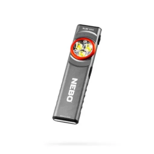 NEBO LED Pocket Torch Black - Rechargeable 250 lumens, 102.87 mm - neb-flt-1042-g product image