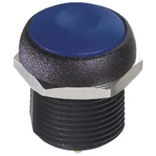 APEM Push Button Switch, Momentary, Panel Mount, 14.8mm Cutout, SPST, 250V ac, IP67 - IRR3S412 product image