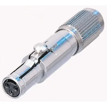 Neutrik Circular Connector, 3 Contacts, Cable Mount, Miniature Connector, Socket, Female, NanoCon Series - NSC3F product image