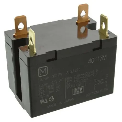 Panasonic PCB Mount Power Relay, 12V dc Coil, 30A Switching Current, SPST - HE1AN-DC12V product image