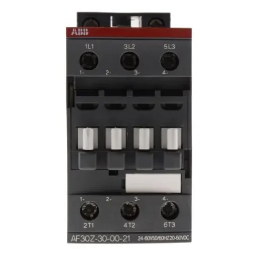 ABB AF30 AF Contactor, 24 V ac/dc Coil, 3-Pole, 21 A, 15 kW, 3NO, 690 V ac - 1SBL276001R2100  AF30Z-30-00-21 product image