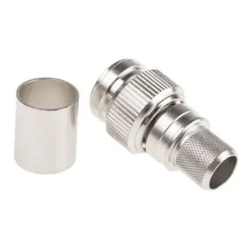 Telegartner, Plug Cable Mount TNC Connector, 50O, Crimp Termination, Straight Body - J01010A0049 product image