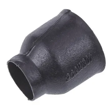 TE Connectivity Heat Shrink Boot Black, Fluid Resistant Elastomer, 10mm - 203W301-25-G02-0 product image