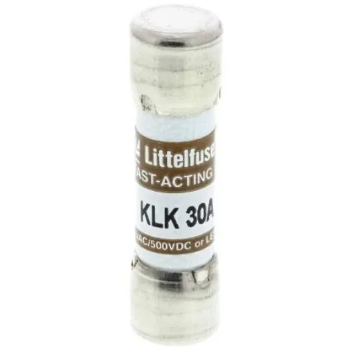 Littelfuse 30A F Melamine Cartridge Fuse, 10 x 38mm - 0KLK030.T product image