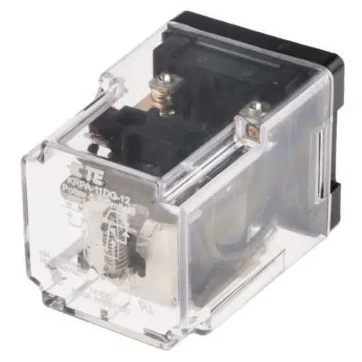 TE Connectivity Plug In Power Relay, 12V dc Coil, 10A Switching Current, DPDT - KRPA-11DG-12 product image