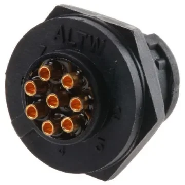 Amphenol Industrial Circular Connector, 8 Contacts, Panel Mount, Plug, Male, IP67, Ceres Series - BD-08PMMS-LC7001 product image